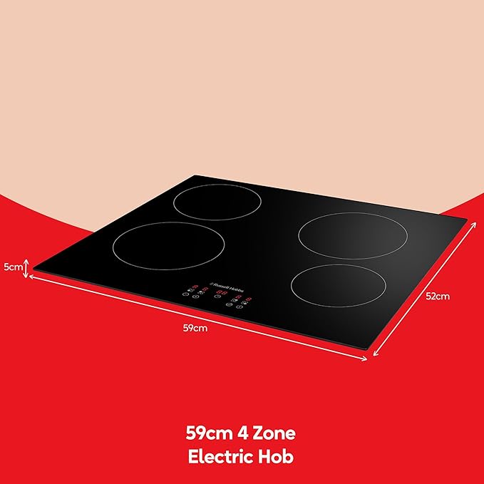 Russell Hobbs Electric Ceramic Hob 59cm - Supply & Install
