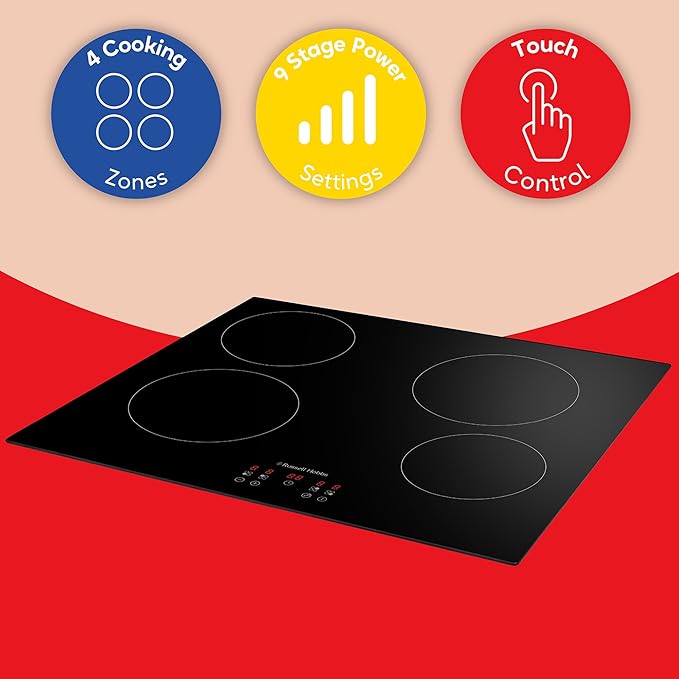 Russell Hobbs Electric Ceramic Hob 59cm - Supply & Install